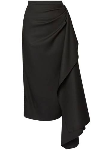 PENCIL SKIRT WITH DRAPE DETAIL