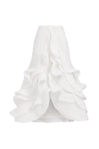FEATHERY SWING SKIRT