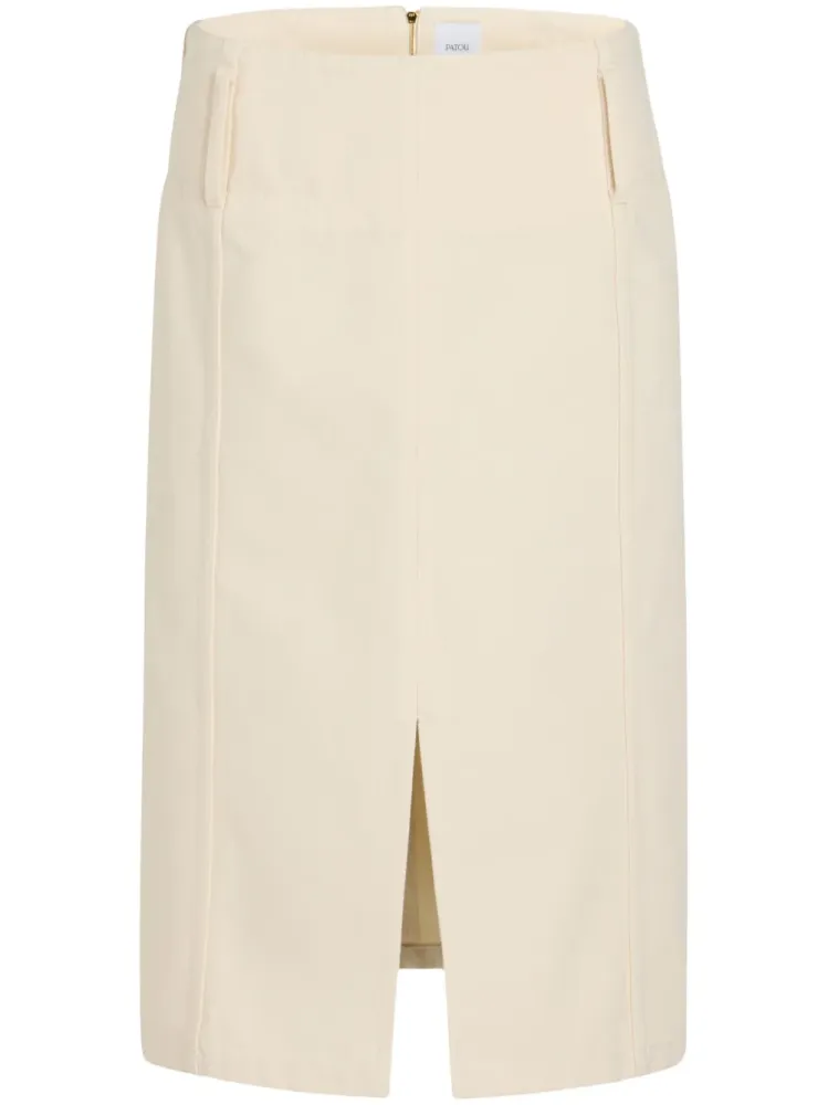 BELTED MIDI SKIRT