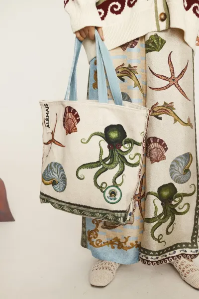 BATH HOUSE SHOPPER TOTE