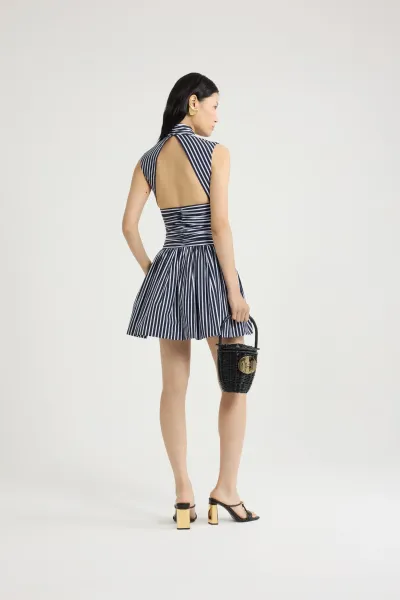 SLEEVELESS BLOOMER MINI DRESS