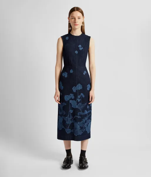 SLEEVELESS MIDI DRESS
