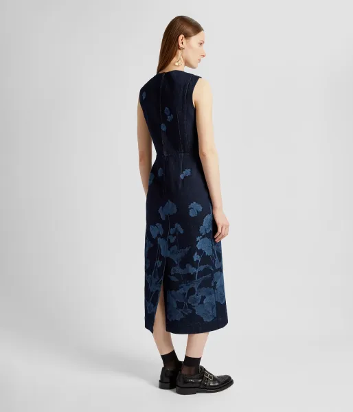 SLEEVELESS MIDI DRESS
