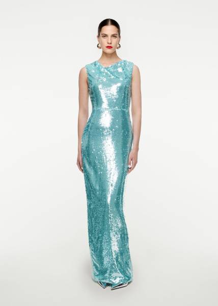 SEQUIN MAXI DRESS