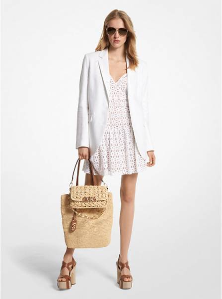 Linen Boyfriend Blazer
