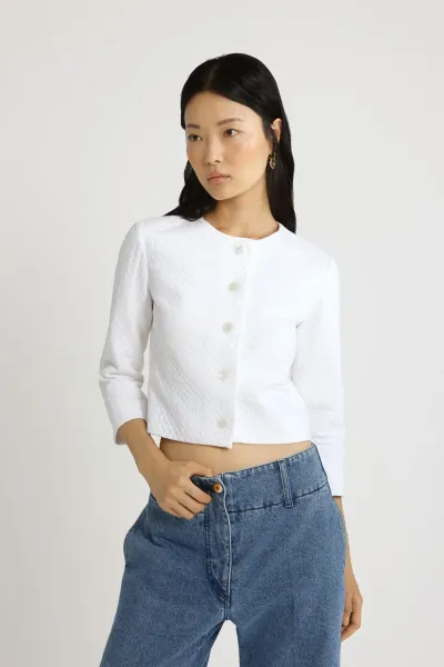 NO COLLAR BOUTIS JACKET