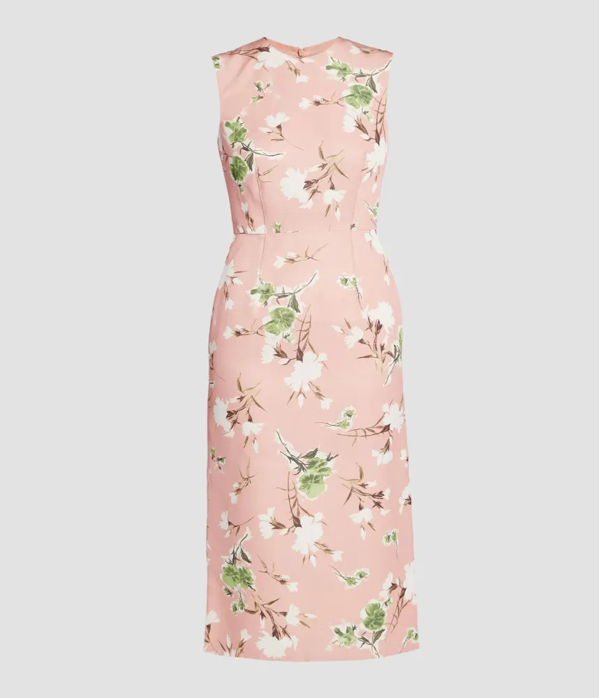 SLEEVELESS MIDI PENCIL DRESS