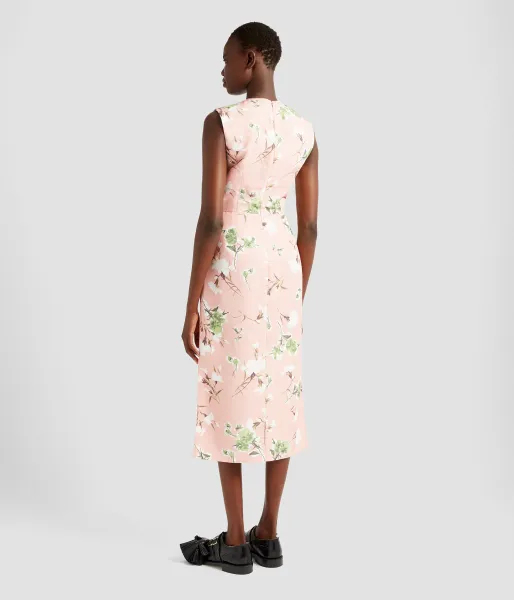 SLEEVELESS MIDI PENCIL DRESS