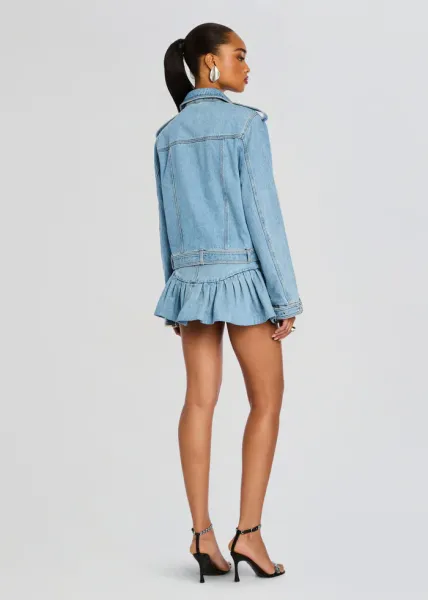 ANGELIQUE DENIM SKIRT