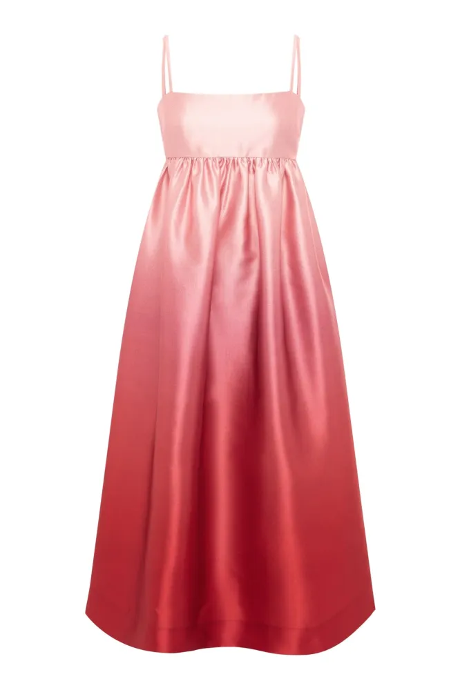 INEZ OMBRE MIDI DRESS