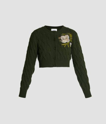 CREW NECK CARDIGAN
