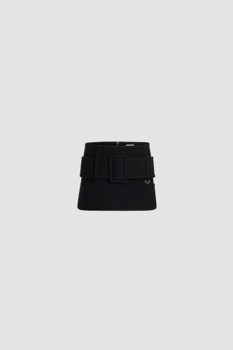 BELTED MINI SKIRT