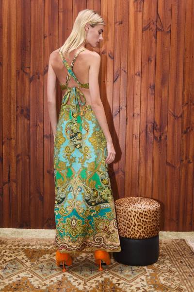 CLEMENZA CUT OUT MIDI DRESS