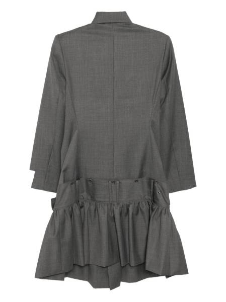 FLARED HEM BELTED COAT