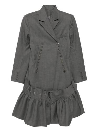 FLARED HEM BELTED COAT