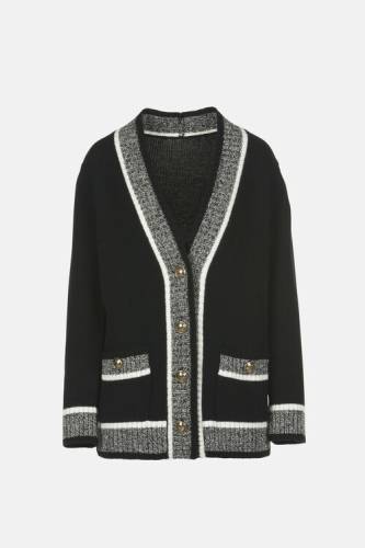 CENERIERA Cardigan with contrast details