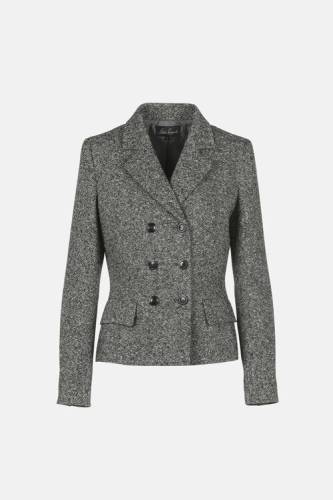  Stencil Mélange double-breasted jacket