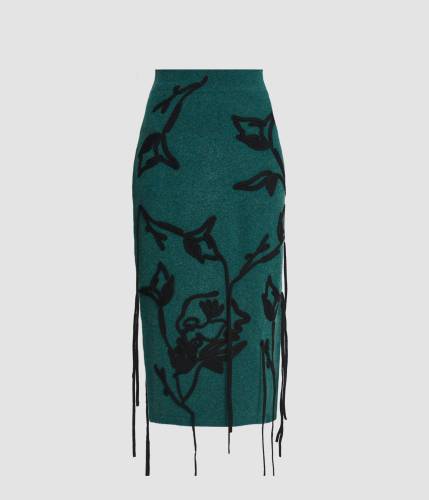 PENCIL MIDI SKIRT
