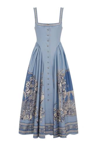 VILLA ROMANTICA MIDI DRESS