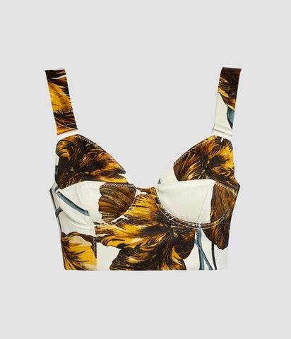 CROPPED CORSET BRA TOP