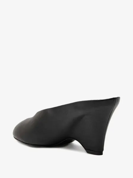 CLOAK PEEP TOE MULE