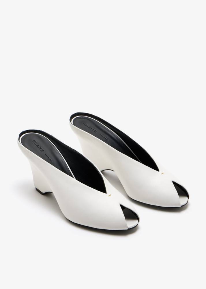 CLOAK PEEP TOE MULE