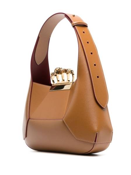 Four-Ring leather tote bag