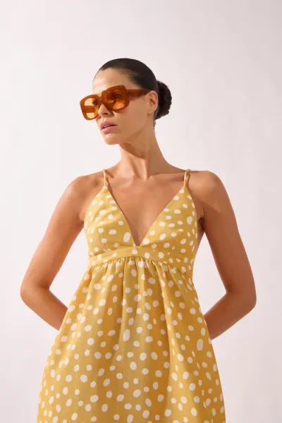 POLKA DOTS MAXI DRESS
