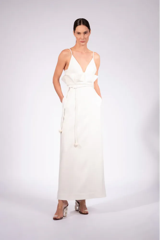 SOLID MAXI DRESS