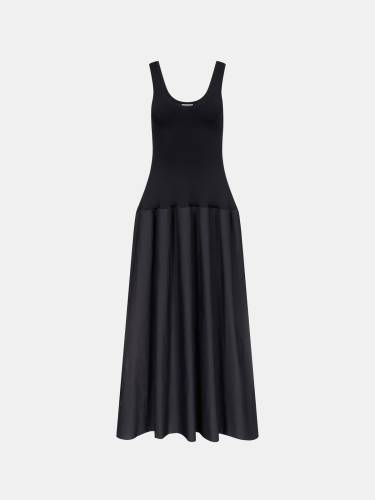 MARINA FLARED VOLUME TANK DRESS