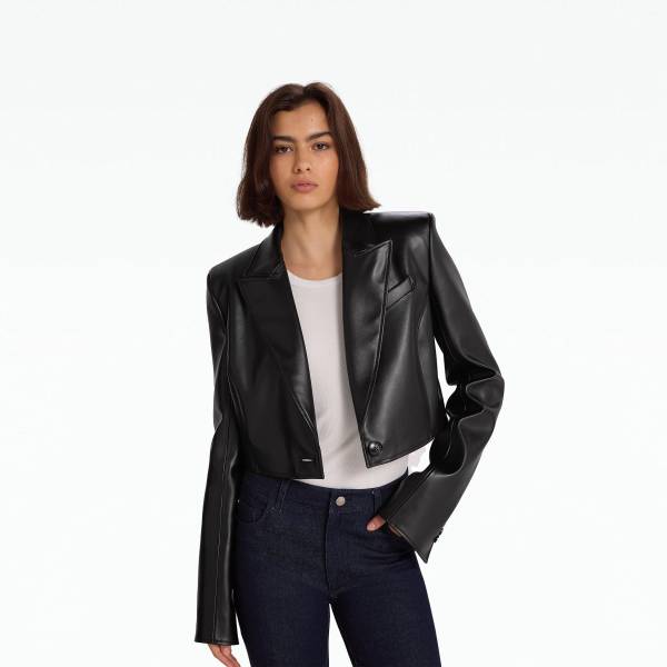 CACTUS VEGAN LEATHER JACKET